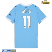 Manchester City Jeremy Doku #11 Heimtrikot Frauen 2025-26 Kurzarm